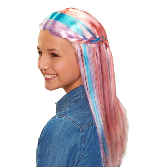 CGH Cute Girls Hairstyles! Wig with Styling Head Straight Multi-color Hair NWT - Picture 7 of 9